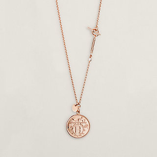 Hermès Ex-Libris necklace, medium model | Hermès USA